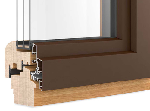 Holz-Alufenster PREMIUM SLIM 1
