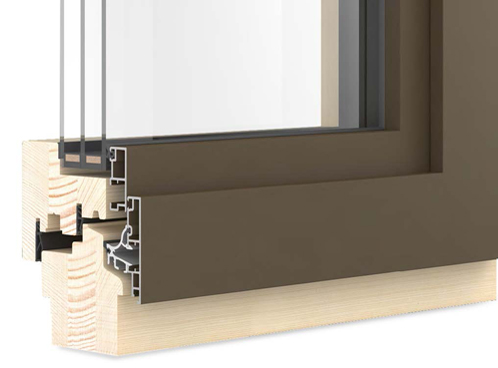 Holz-Alufenster PREMIUM SLIM 3