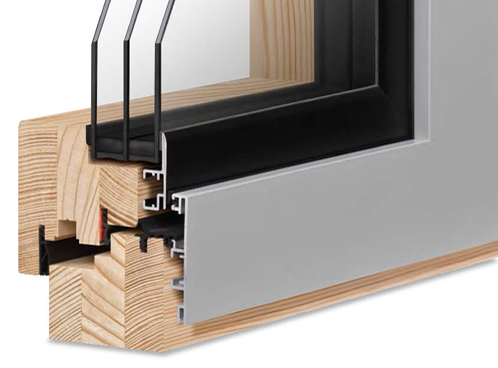 Holz-Alufenster CONTUR